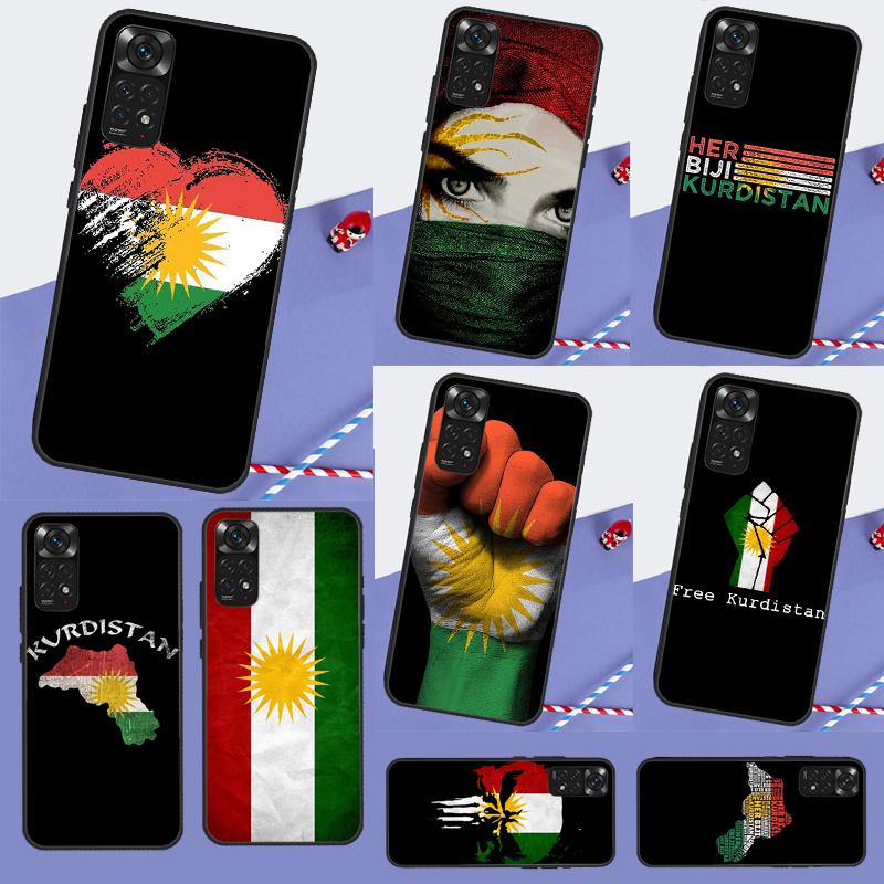 Kurdistan Flag Cover For Xiaomi Redmi Note 14 Pro 13 12 11 9 10 9S 10S 11S 12S Redmi 10C 12C 13C 14C Case