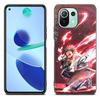 Anime Demon Slayer tanjiro Case For Xiaomi Mi 11 Lite NE 11i 10T 11T Pro A2 A3 Lite POCO F3 M3 M4 C31 X3 Pro NFC GT Black Cover