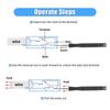 18Pcs Car Terminal Removal Kit Repair Inspection Tools Auto Cable Plug Remove Pin Puller Electrical Wire Crimp Disassembly Tools