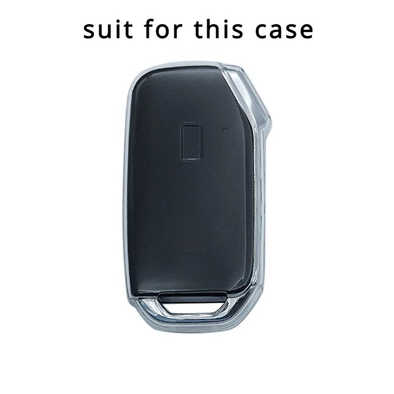 Clear Soft Car Key Pack Housing for Kia Sportage 4 3 2023 Ceed Soul Ev Niro Hybrid Proceed Seltos K5 Protection Accessories