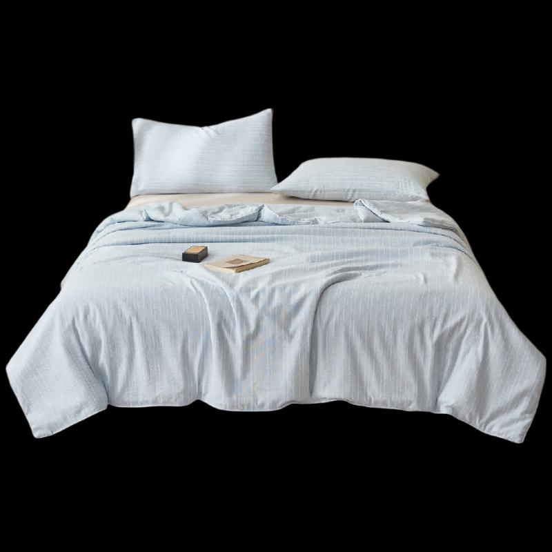 Hodo 100% Cotton Yarn-Dyed Double-Layer Gauze Summer Quilt