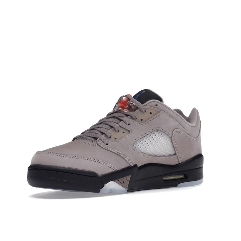 Paris Saint-Germain x Air Jordan 5 Retro Low Paname Sneakers Unisex Szary Pumeks Game-Royal DX6325-204