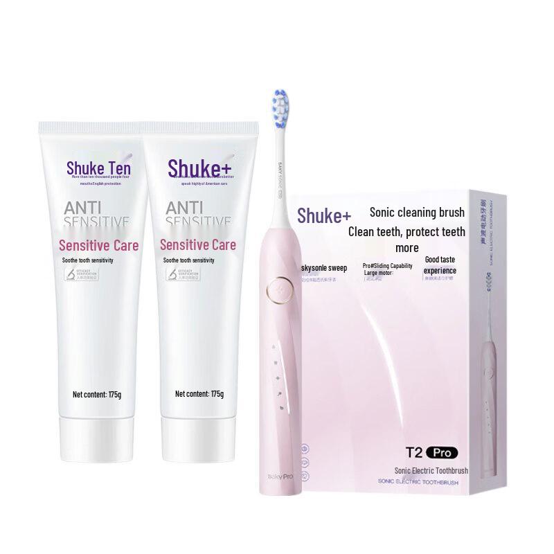 Saky T2Pro Sonic Electric Toothbrush Bundle CN plug (adapter included)