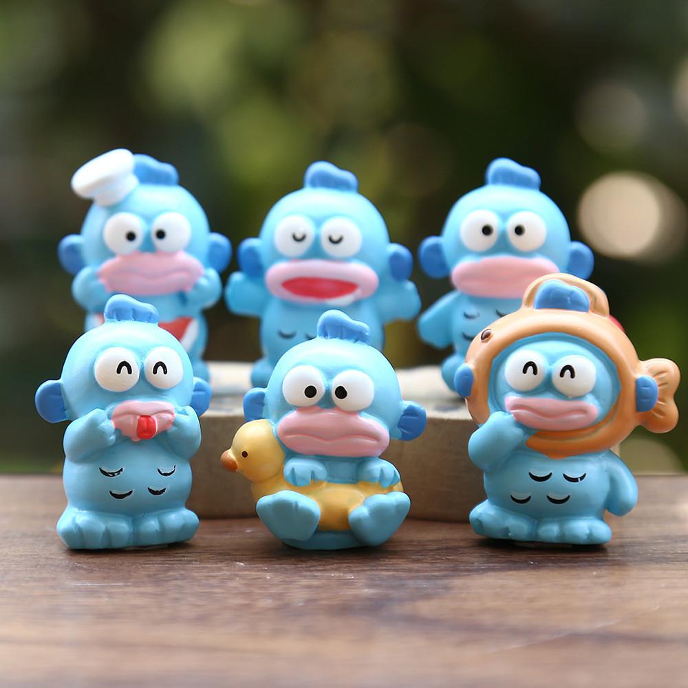 דג מכוער חמוד משרף צעצוע אספנות בקופסה עיוורת מושלם לקישוט בית יצירתי