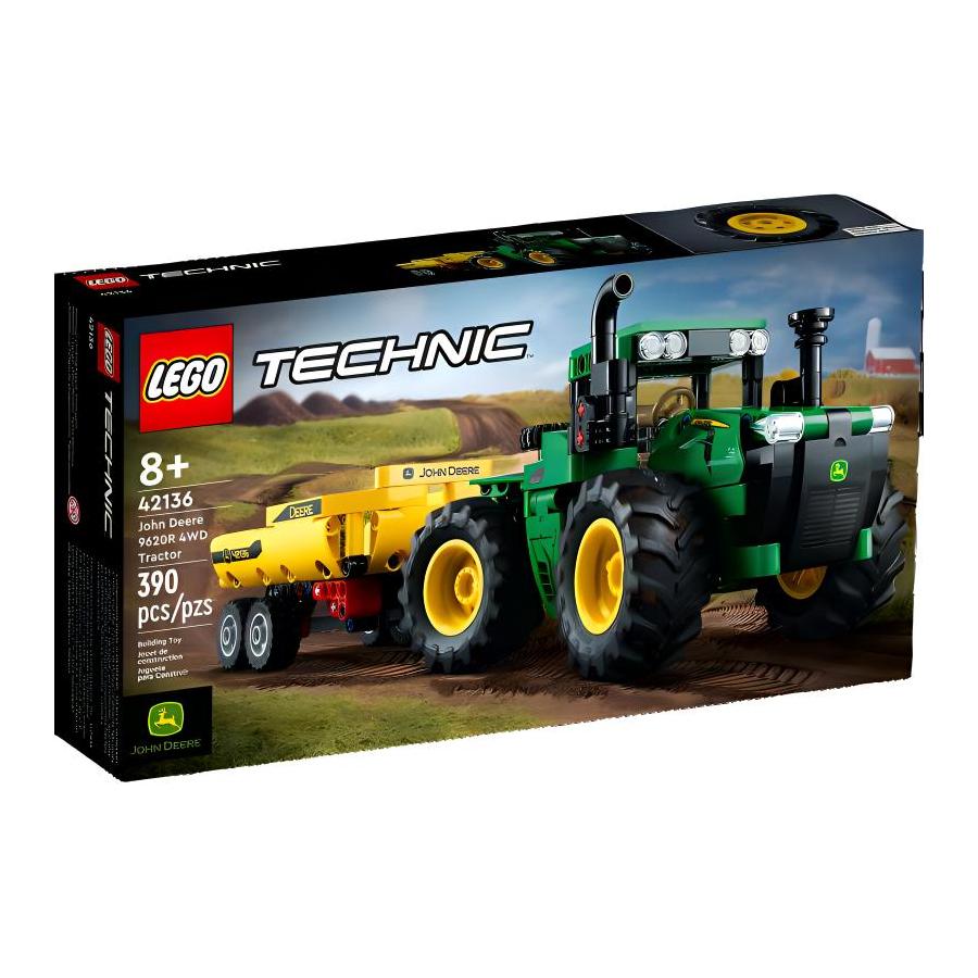LEGO John Deere 9620R 4WD CAR Tractor Building Blocks 42136