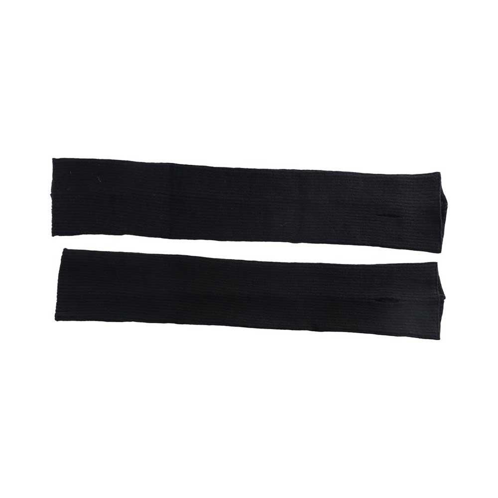 Warm Half Finger Solid Color Female Arm Warmers Long Gloves Wool Sleeve Cuff Knitted Arm Warmers