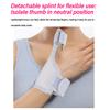 Thumb Brace Adjustable Breathable Splint Removable Lightweight Thumb Wrist Support for Phones Exercise Sprains
