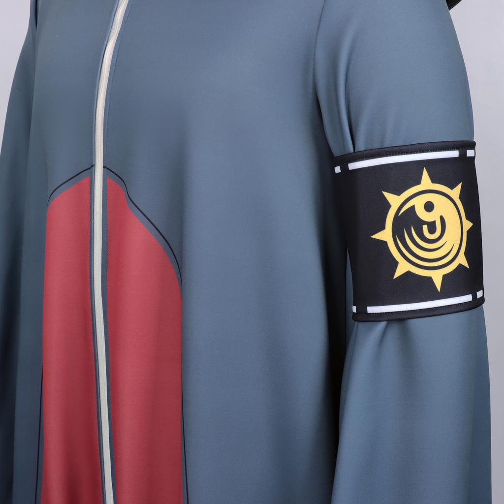 GACHIAKUTA Guita Cosplay Costume BlueJumpsuit Funny Pajamas Anime Game Daily Wear Halloween Embroidery Top Vest Short Wig Set