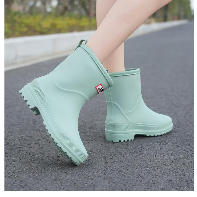 Neue modische Mid-Tube-Trend-Regenstiefel für Erwachsene für Damen