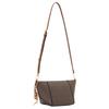 MICHAEL KORS Jordi detachable and adjustable shoulder strap all-over printed artificial leather shoulder crossbody bag small women's fruit brown
