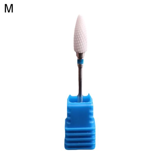Ceramic Grinding Head Nail Art Drill Bit Polish Cuticle Manicure Machine Cutter