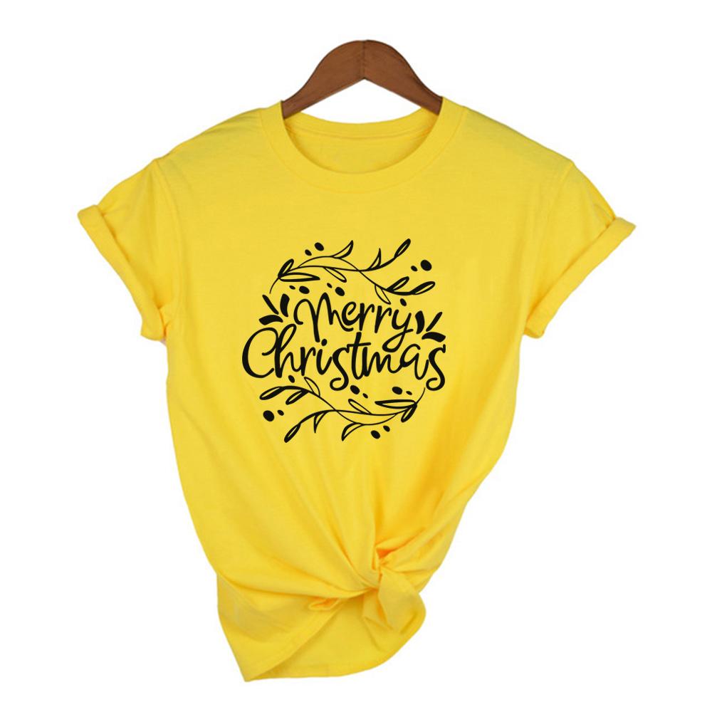 Merry Christmas Women Graphic T Shirts Short Sleeve Harajuku Casual Xmas Aesthetic Streetwear Festival Christmas Shirts