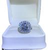 Luxury D Color VVS1 Moissanite Women's Ring - Certified, Passes Diamond Tester Instantly