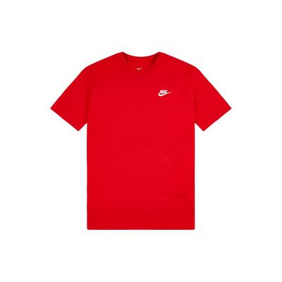 Sportswear Club Embroidered Logo Crew Neck T-Shirt Men Tops AR4997-657