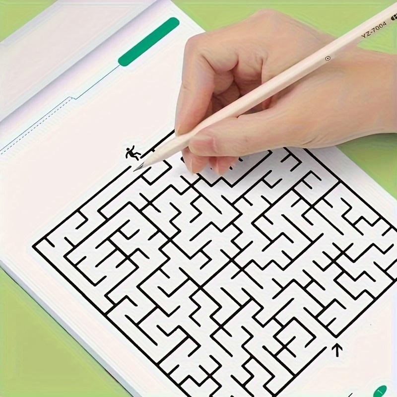 Non-Toxic Kids Maze Puzzle Book Focus Training Concentration Thinking Toy Holiday Gift