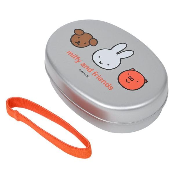 

Kutsuwa Miffy Aluminum Lunch Box, Miffy Kids Lunch Series, MF809, Made in Japan