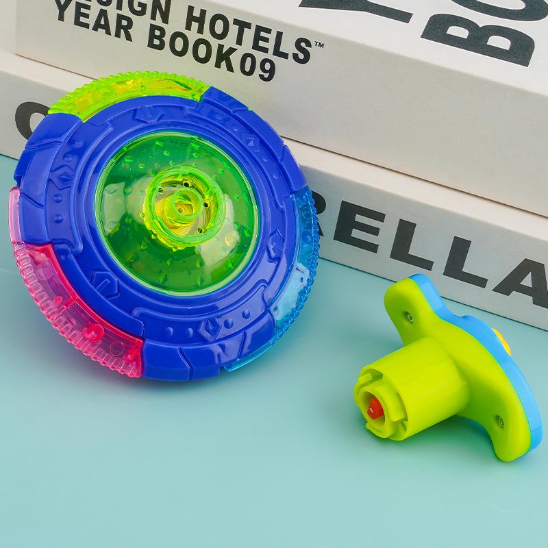 Children's Light-Up Musical Rotating Top Toy for Boys and Girls