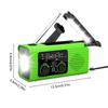 Portable Solar Radio Flashlight Hand Crank Weather Radio AM/FM/NOAA Radio Crank Radios 3 Way Charging Survival Radio For Camping