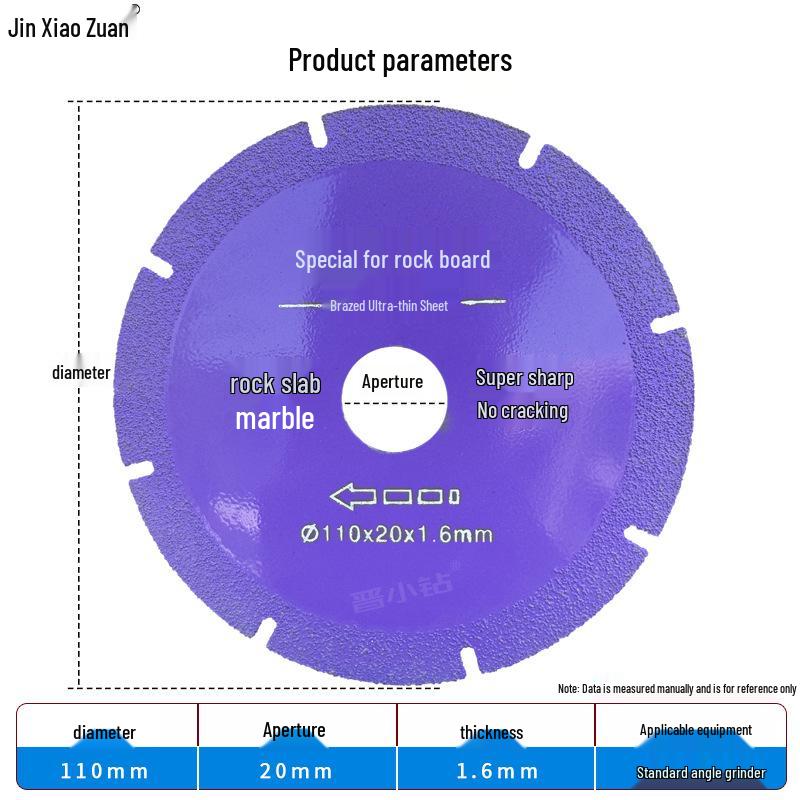 Ultra-Thin Diamond Blade for Cutting Marble Slabs - Sharp Grinding Disc for Angle Grinders