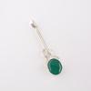 Green Onyx Gemstone 925 Sterling Silver Jewelry Handmade Partywear Pendant 1.79" PP-60-21