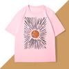 Summer Unisex Tshirt Printed With Patterns Summer Short Sleeved Street Style Casual Pure Cotton Clothing Tshirt