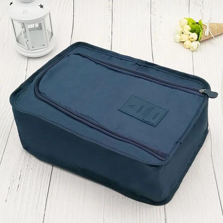 1pc Multifunctional Waterproof Shoes Clothing Bag Convenient Travel Storage Bag Nylon Portable Organizer Bags Shoe Sorting Pouch