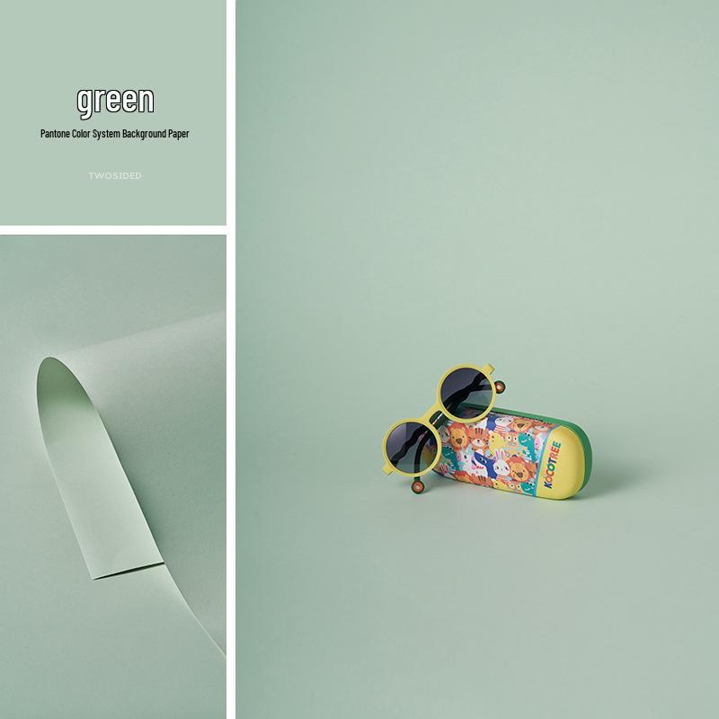 Macaron Colored Photography Background Paper - White, Blue, Red, Gray, Green, Pink, Beige Monochrome Cardstock Base