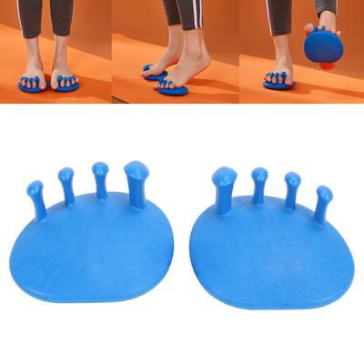 2pcs Toe Separator Large Friction Force 30 Degrees  Meniscus Soles Dot Grid Design Portable Practical Body Corrector for Home