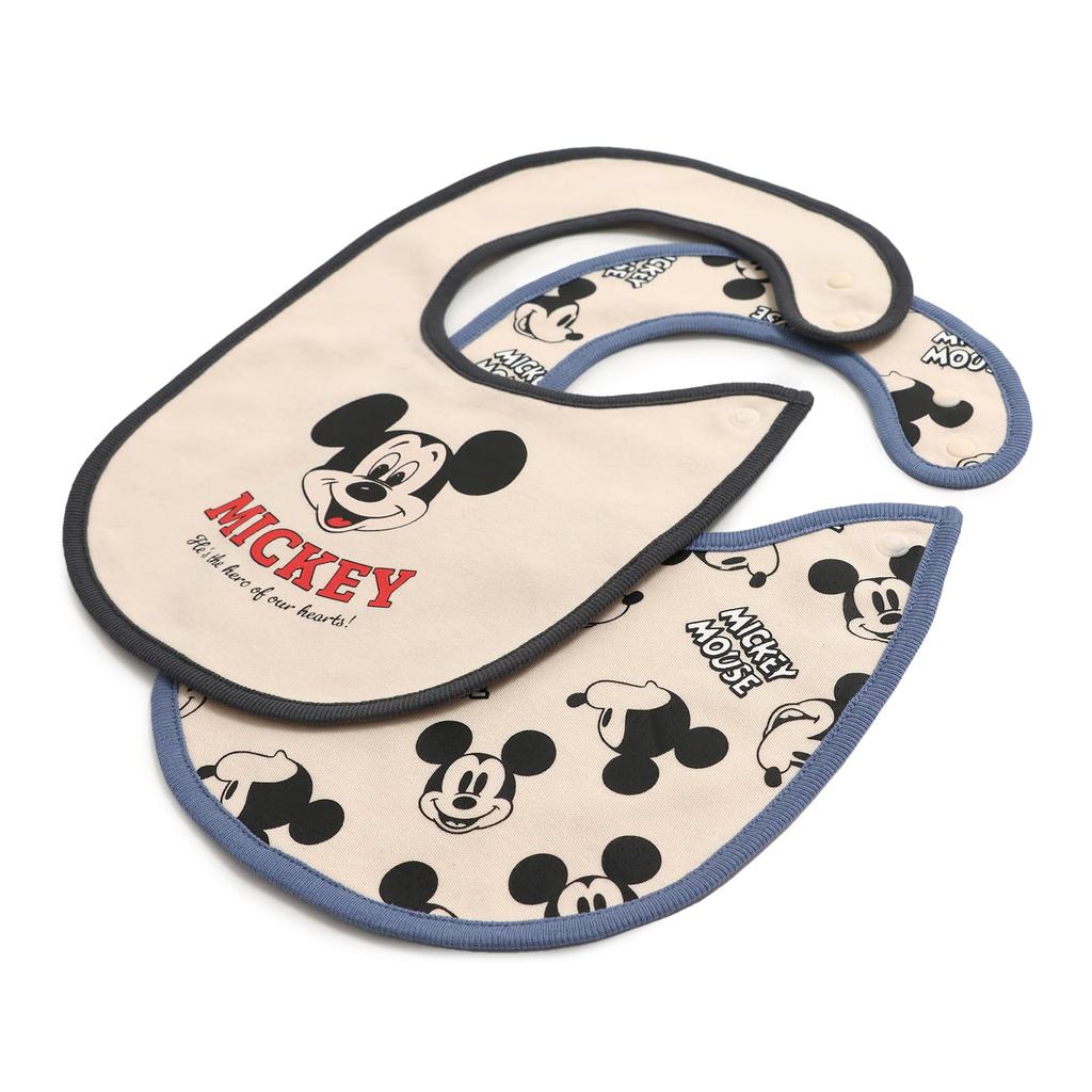 Mickey Mouse Bibs of for Boys and Character [chil2] (Set 2) Newborns, Disney, Girls, 100% Cotton, Bibs, Disney, 94850381-FREECM