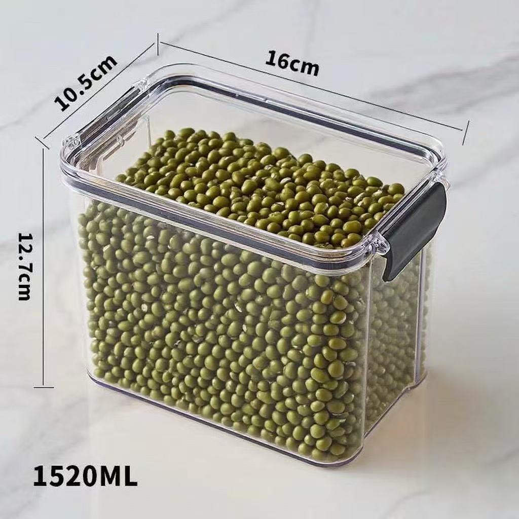 Transparent Food-Grade Plastic Storage Jar for Soups