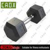 CAOX Rubber-Coated Hex Dumbbell