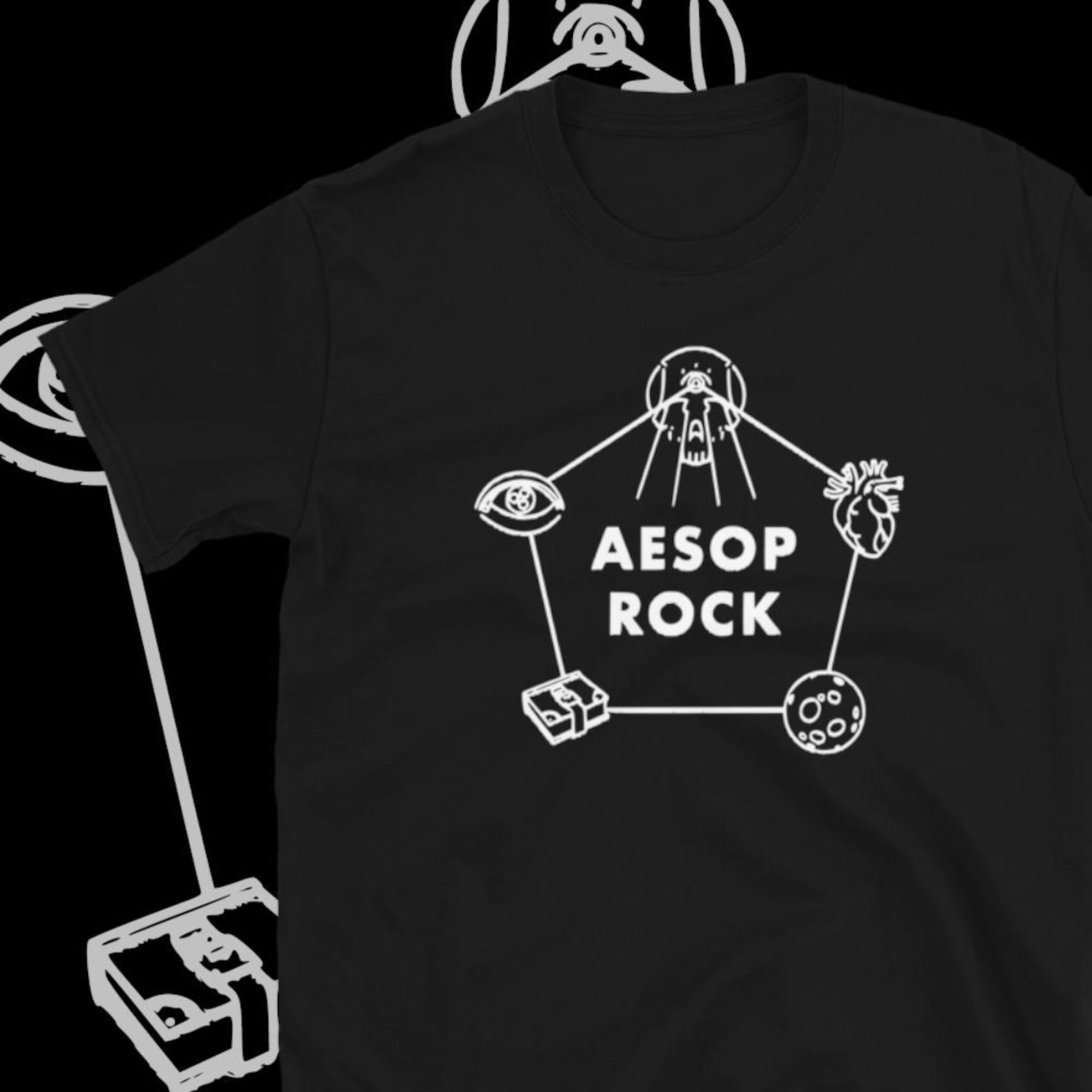 Aesop Rock T shirt Hip Hop Clothing 3XL