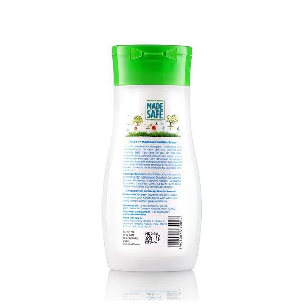 Mamaearth Sanftes Baby-Shampoo Tränenfrei pH-neutraler Reiniger Mit Kokosnuss & Aloe Vera Für Sanfte Kopfhautpflege 200ml Für Empfindliche Haut
