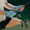 Summer Waterproof Fishing Gloves, Anti Slip Breathable Ice Silk Fishing Gloves for Men and Women Bicycle Skiing Fishing Gloves
