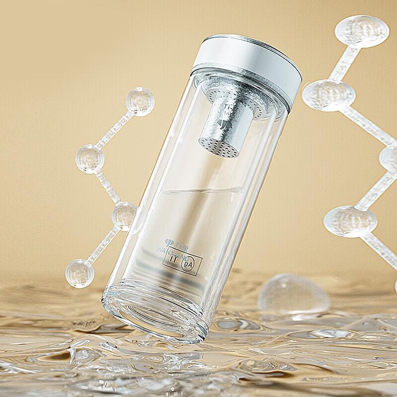 Wanxiang Double-Layer Antibacterial Glass Cup 290ml