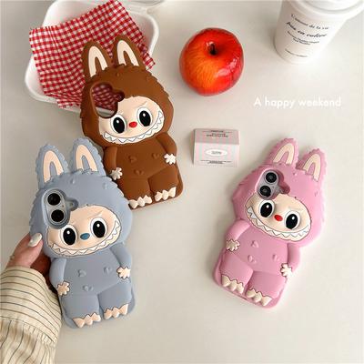 Cartoon Three-dimensional Rag Cloth IPhone Universal Application Apple Mobile Phone Case Anti-drop Protective Cover
