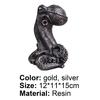 Flower Vase Unique Style Fall Resistant Resin Octopus Shape Flower Pot Decor for Home