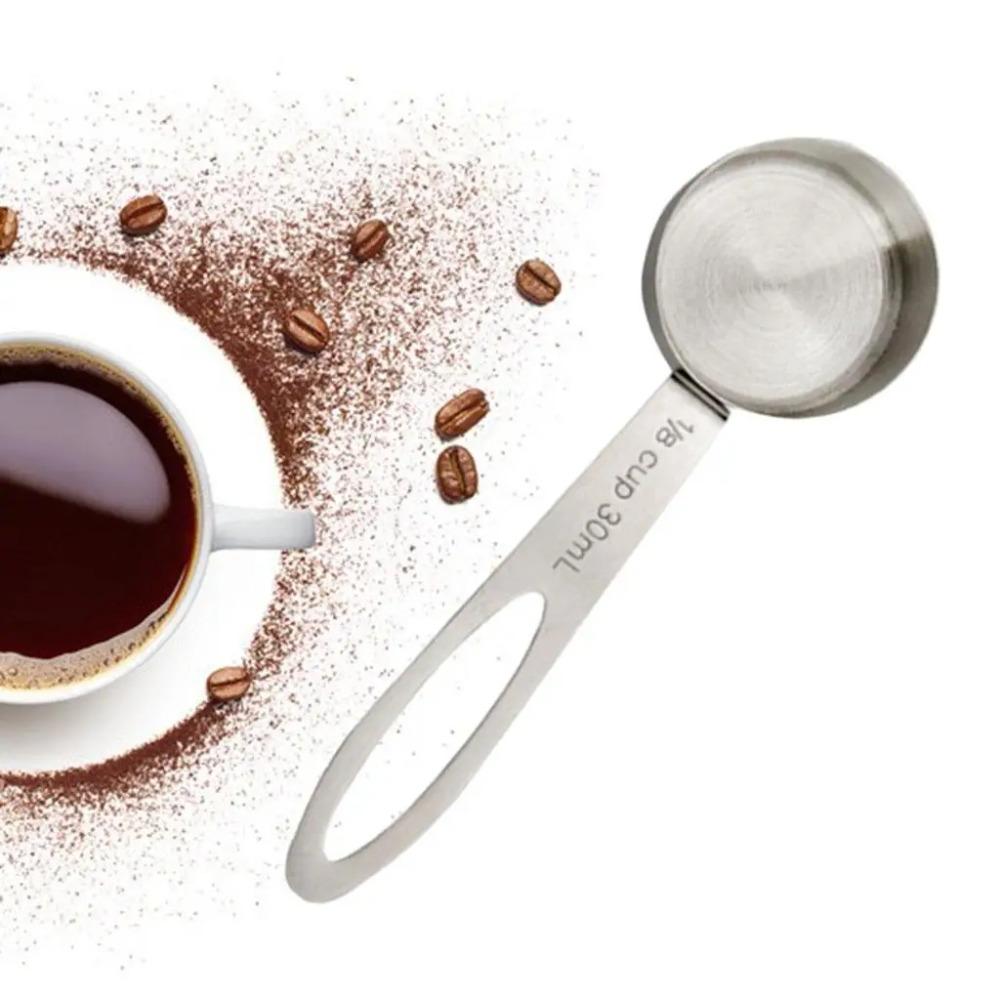 30ml Coffee Spoon 304 Stainless Steel Coffee Scoop Durable Measuring Spoon  Cafe Supplies