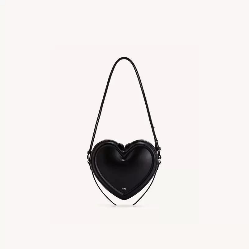 Women's Fashion Commuter Single Shoulder Crossbody Bag, Niche Design Love Bag, Heart Shaped Crossbody Bag