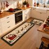 VIKAMA's New Christmas Rug 1 Piece Or 2 Pieces For Kitchen, Corridor, Dining Room Or Entrance Area. Easy To Clean. Home Decor