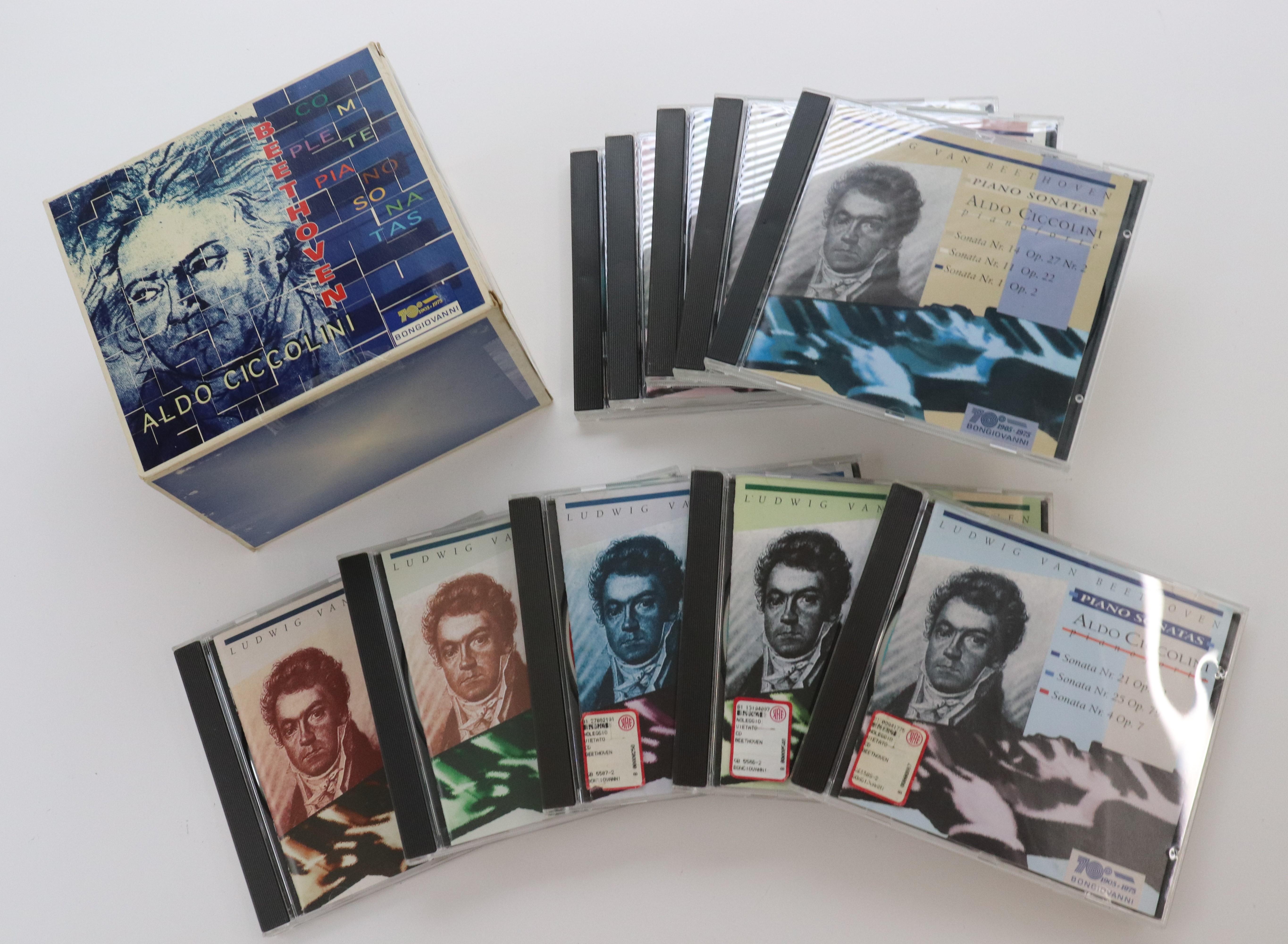 

CD BEETHOVEN - Beethoven Complete Piano Sonatas Ci GB55002 BONGIOVANNI 1995 Italy Classical Used