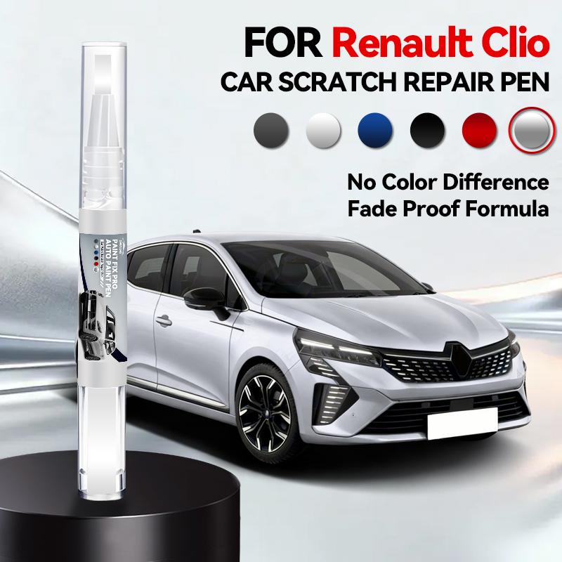 Pennarello Ripara Graffi Vernice Auto Per RENAULT CLIO 1990-2025 Accessori Riparazione Graffi Vernice Rosso NNP Nero GNE Arancione Bianco Blu RQH