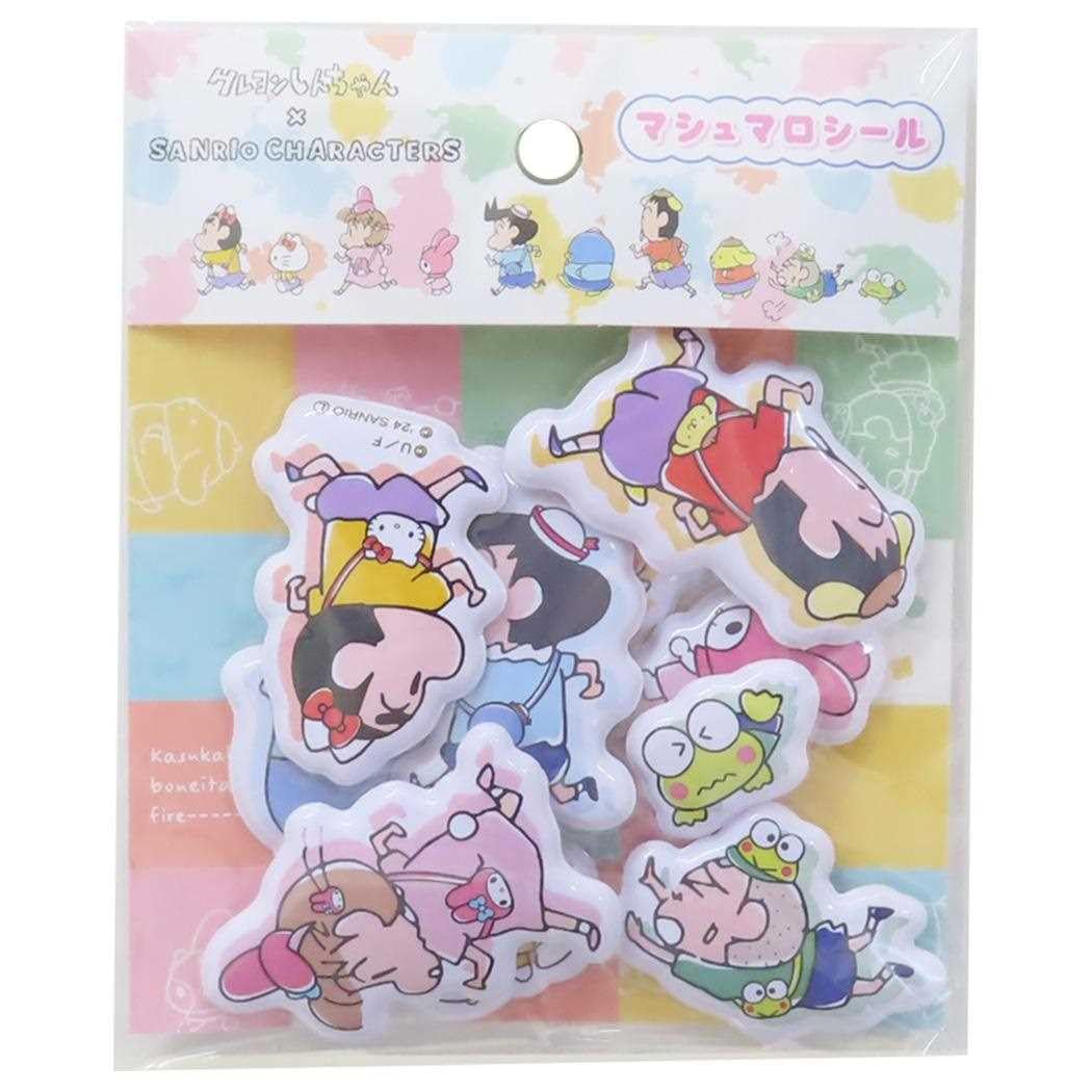 

Персонажи Crayon x Sanrio Marshmallow Seal Shin-chan [Flake Seal]
