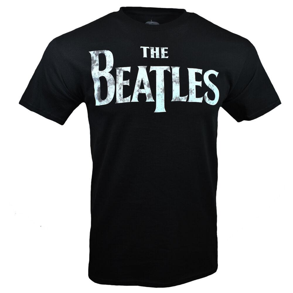 

Футболка The Beatles Черная футболка унисекс с рок-группой Джона Леннона S