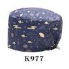 Cartoon Printed Nursing Caps Men Women Medical Hats Adjustable Long Hair Pet Dental Clinic Doctors Scrub Hat