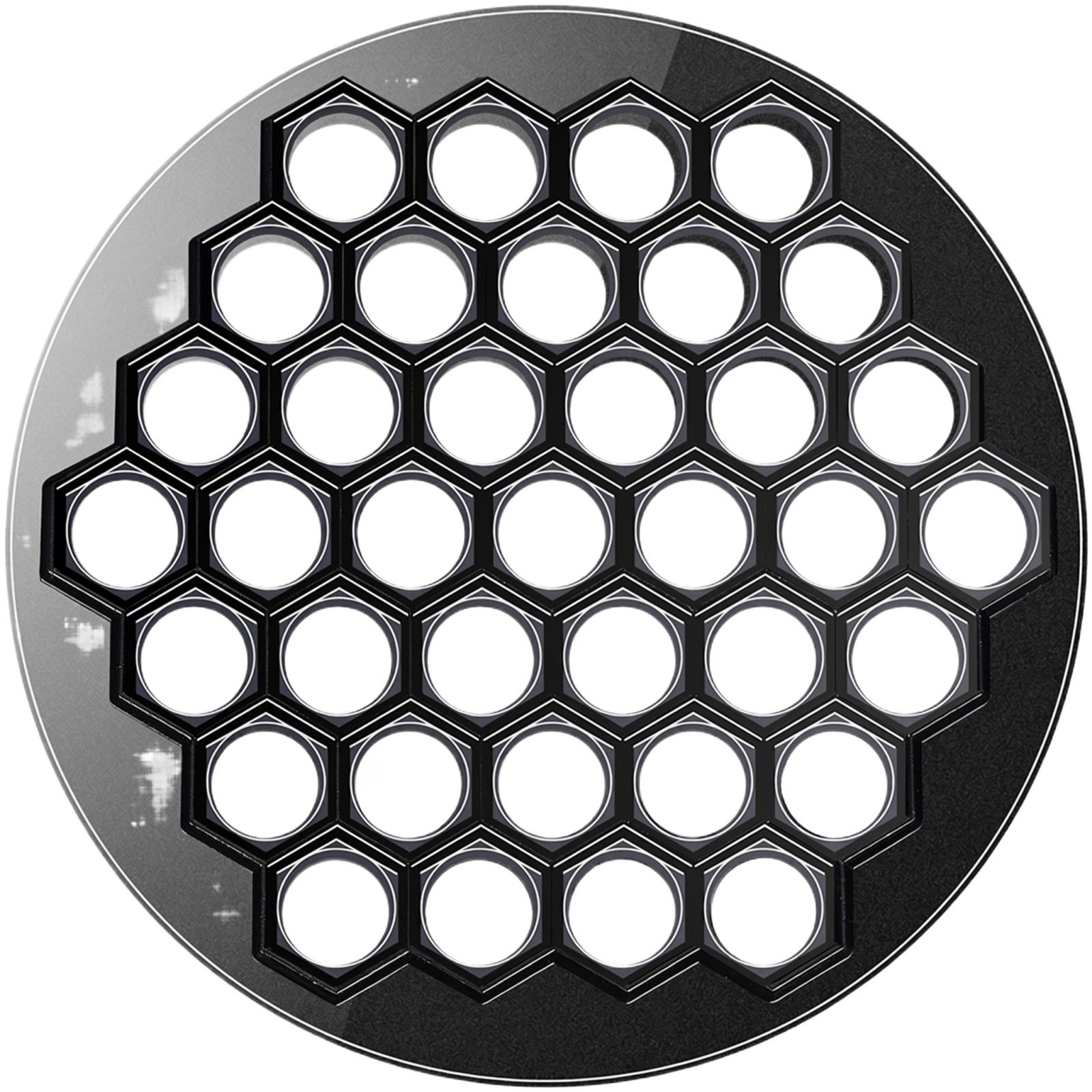 

Aluminum Alloy Dumpling Mold Press Round Dumpling Wrapper Maker Kitchen Tool for Shaping Multiple Dumplings at Once with Durable Construction One Size чёрный
