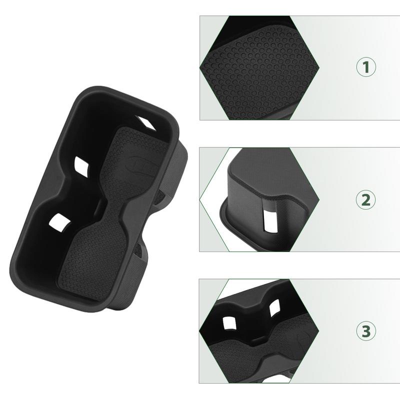 For BYD Shark(BYD Shark 6) 2024-2026 Cup Holder Drinks Holder Box Black Center Console Cup Holder