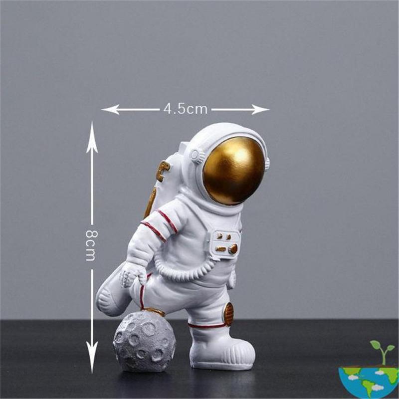 Resin Material Astronauts Ornaments Universal Cell Phone Stand Holder Bracket Gift Toys Home Office Desk Decoration Birthday Par
