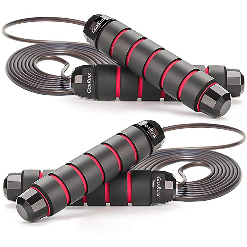 Home Gym Weighted Skipping Rope Steel Wire Adjustable Lose Weight Speed Jump Rope Workout Exercise Sports Fitness Equipment