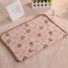 Warm Pet Cat Dog Puppy Paw Bone Printed Soft Fleece Blanket